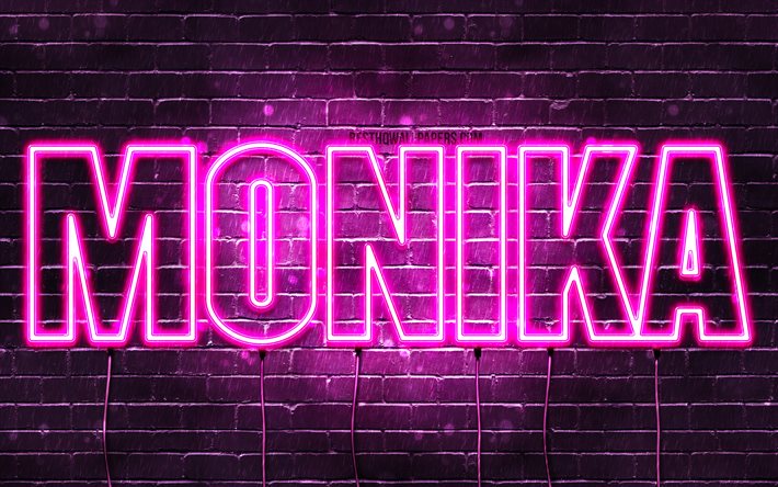 Download Wallpapers Monika 4k Wallpapers With Names Female Names