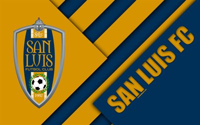 Download wallpapers San Luis FC, 4k, Mexican football club, San Luis  Potosi, Mexico, material design, logo, emblem, geometric background,  abstraction, football, Liga MX, Mexican football league system for desktop  free. Pictures for