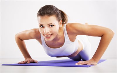 allenamento, push-up dal pavimento, sport, esercizi, fitness, bodybuilding, palestra