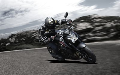 Suzuki GSX-S1000F, 2018 bikes, road, biker, new GSX-S1000F, superbikes, Suzuki
