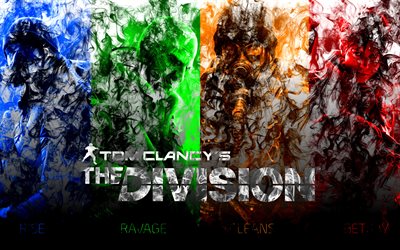Rise, Ravage, Cleans, Betray, 4k, Tom Clancys The Division, 2018 games, poster