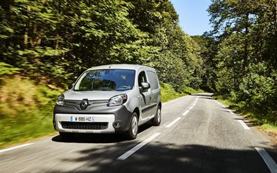Renault Kangoo Express, 4k, carretera, 2018 coches, furgonetas de pasajeros, el nuevo Kangoo, Renault