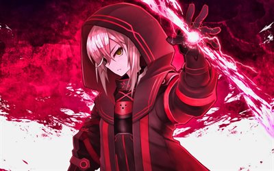 Mysterious Heroine X, Fate Grand Order, pink lightings, Alter, manga, TYPE-MOON, Fate Series