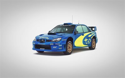 Subaru Impreza WRX-STI, 2008, World Rally Car, WRC, ulkoa, Impreza tuning, urheilu sedan, ralli, Japanilaiset autot, Subaru