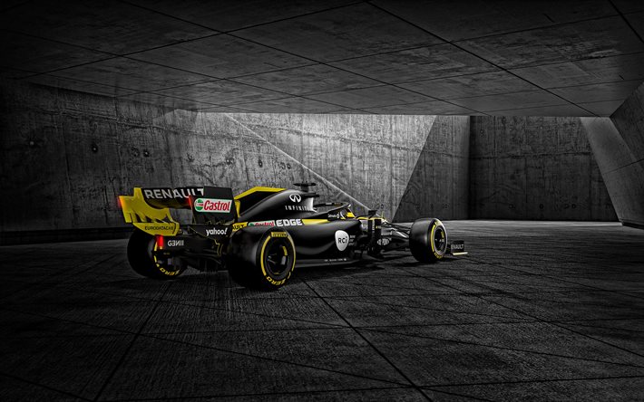 2020, Renault RS20, F1, rear view, exterior, Formula 1 2020 racing cars, Renault