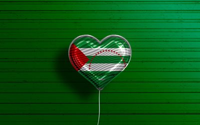 I Love Manabi, 4k, realistic balloons, green wooden background, Day of Manabi, ecuadorian provinces, flag of Manabi, Ecuador, balloon with flag, Provinces of Ecuador, Manabi flag, Manabi
