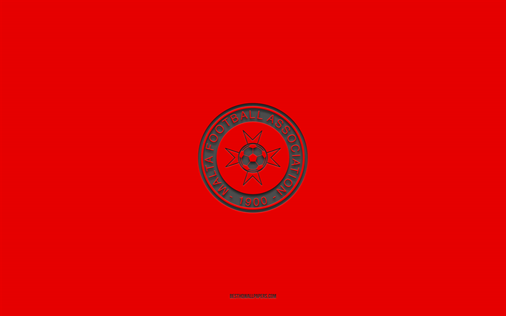 マルタ代表サッカーチーム, 赤い背景, サッカーチーム, 象徴, uefa, マルタ, フットボール, マルタ代表サッカーチームのロゴ, ヨーロッパ