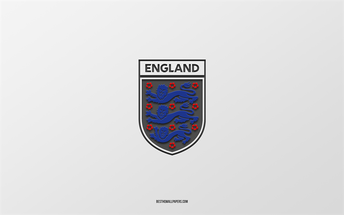 イングランド代表サッカーチーム, 白色の背景, サッカーチーム, 象徴, uefa, イングランド, フットボール, イングランド代表サッカーチームのロゴ, ヨーロッパ