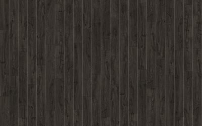 nero in tavole di legno, macro, nero, legno, texture, sfondi in legno, di legno, assi di legno, verticale, sfondo nero