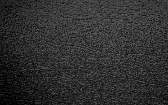 negro de cuero de textura, 4k, cuero de fondo, textura de la tela, de cuero negro, tejidos