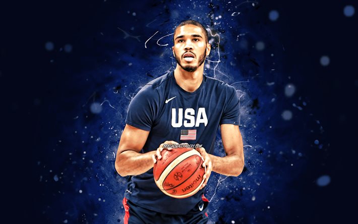 Download wallpapers Jayson Tatum, 4k, USA Basketball Mens National ...