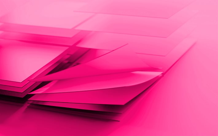 Logotipo de Windows 10, logotipo rosa de Windows, fondo rosa, Windows, logotipo de windows glass, Windows 10, arte creativo
