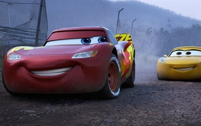 Cars 3, animated movie, 2017, Lightning McQueen
