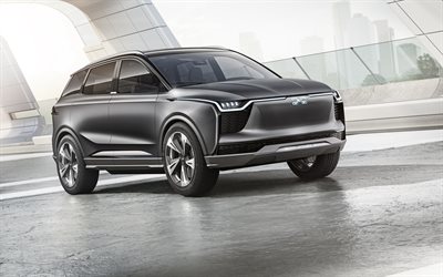Aiways U5 Ion, 2018, Electric SUV, exterior, front view, luxury car, Chinese electric cars, Aiways
