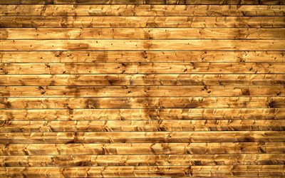 4k, 水平板, マクロ, 茶褐色の木製の質感, 木の背景, 木製の質感, 木製ボード, 茶色の背景