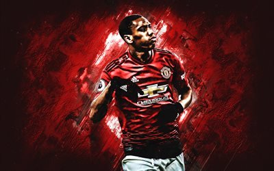 Anthony Martial, Manchester United FC, French football player, striker, portrait, Premier League, England, football