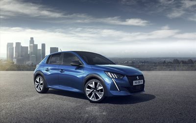 Peugeot 208, parking, 2019 cars, compact cars, french cars, 2019 Peugeot 208, Peugeot