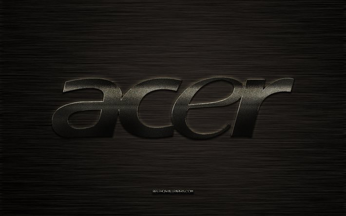 Descargar fondos de pantalla Acer logo de metal, fondo de metal negro,  logotipo de Acer, emblema de Acer, arte en metal, Acer libre. Imágenes  fondos de descarga gratuita