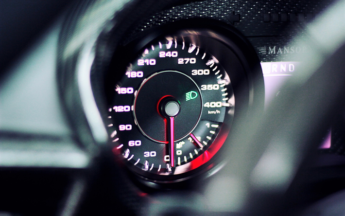 Speedometer, Mansory, tuning, Mercedes-Benz SLS AMG, hypercars, Mercedes