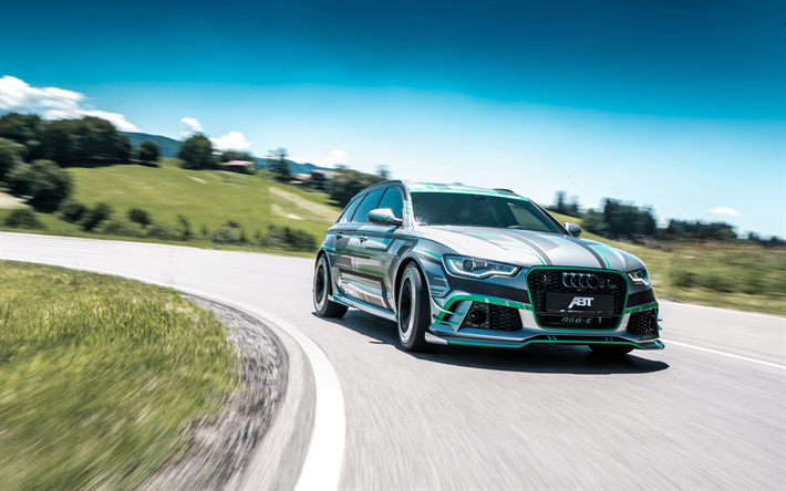 Audi RS6-E, 2018, ABT, wagon, 1000 horsepower, tuning RS6, Hybrid Concept, E-1000, supercar, Audi