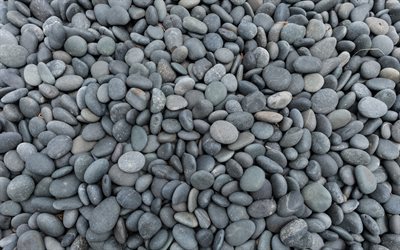 el gris de las piedras, piedra de textura, de color gris guijarros, piedras de gran tama&#241;o