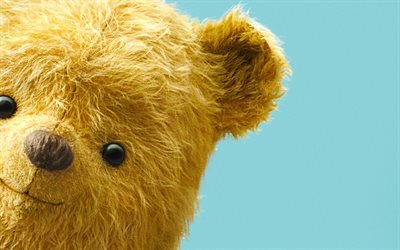 winnie the pooh, 4k, poster, 2018-film, der christopher robin