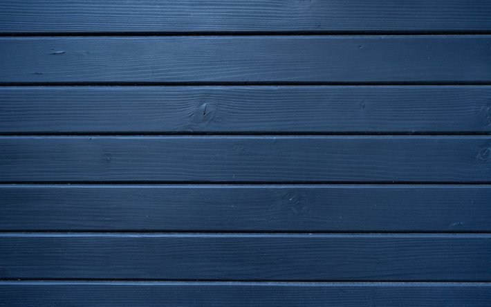 青い木の板のテクスチャ, 木の板の背景, 青い木の質感, 木の板