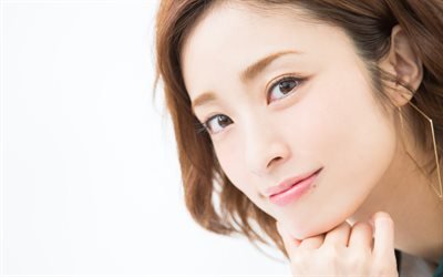 Aya Ueto, Japansk s&#229;ngerska, portr&#228;tt, vacker Japansk kvinna