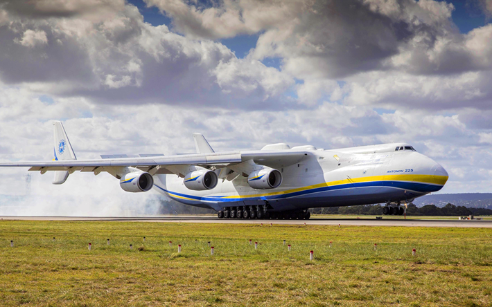 An-225Mriya, 4k, Antonov, 貨物の航空機, カザーク, An-225
