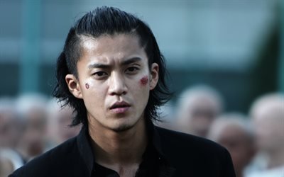 shun oguri, dem japanischen schauspieler, portrait, japanische m&#228;nner