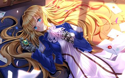 Violet Evergarden, pendant, artwork, anime characters, manga