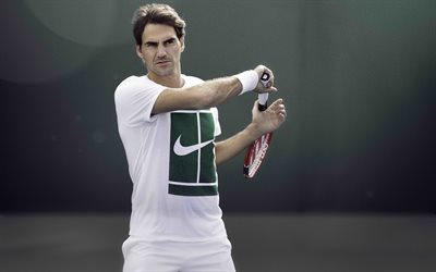 4k, Roger Federer, en 2018, les joueurs de tennis, ATP, les stars du tennis, match, tennis