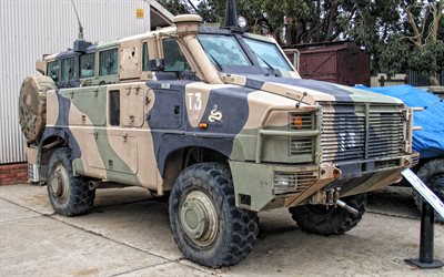 RG-31 Nyala, american armored car, exterior, front view, american armored vehicle, US Army, BAE Systems