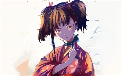 Koutetsujou no Kabaneri, Kabaneri of the Iron Fortress, Mumei, main character, japanese manga, anime characters