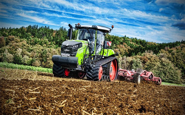 Fendt 943 Vario MT, 4k, 2020 tractores, campo arado, maquinaria agr&#237;cola, especificaciones de la UE, HDR, tractor en el campo, agricultura, Fendt