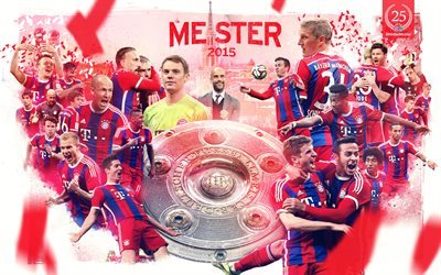Bayern M&#252;nih, Bundesliga, Almanya, Manuel Neuer, Josep Guardiola, Franck Ribery, Robben