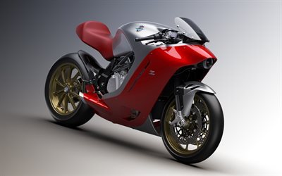 MV Agusta F4Z Zagato, 2017 motocicleta nueva, deporte, motocicletas, motos de futuro