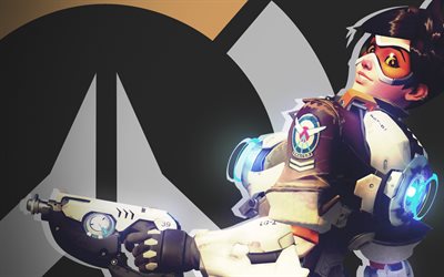 Tracer, cyber warrior, characters, Overwatch