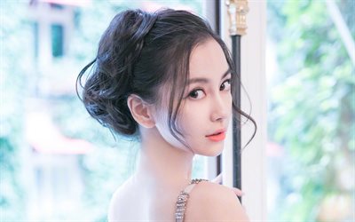 Angela Yeung Wing, asian girls, chinese models, beauty, brunette, Angelababy