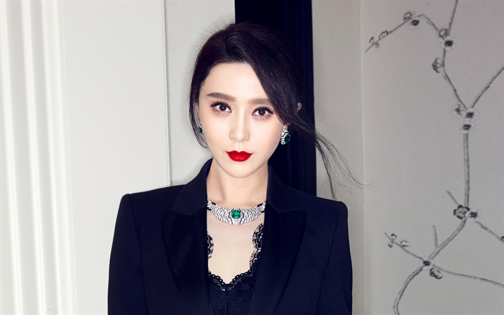 Fan Bingbing, 2017, atriz chinesa, retrato, beleza