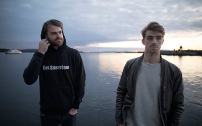 The Chainsmokers, EDM, DJs, American duo, 4k, Andrew Taggart, DJ, Alex Pall