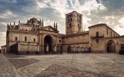 Cathedral of Zamora, Katolinen kirkko, Zamoran Katedraali, Romaanista, Espanja
