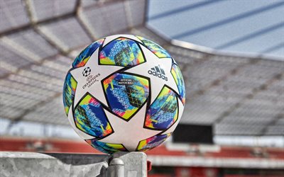 Official Champions League 2019 ball, Adidas, UEFA Champions League, soccer ball, football stadium
