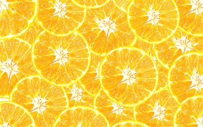 naranja textura, fondo con las naranjas, las naranjas en Rodajas textura, C&#237;tricos de fondo, textura con c&#237;tricos