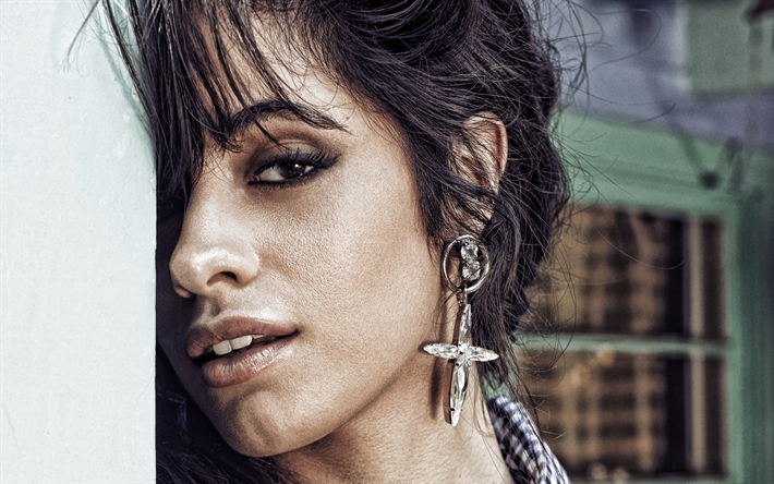 Camila Cabello, photographie, portrait, de beaux yeux, chanteur Cubain, chanteuse Am&#233;ricaine
