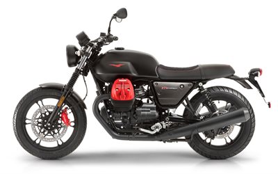 Moto Guzzi V7 III Carbon, 2018 bikes, superbikes, Moto Guzzi