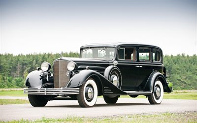 Cadillac Series 60, 1933, retro car, classic cars, 7-Passenger Limousine, Cadillac