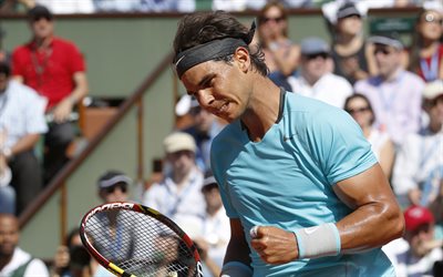 Rafael Nadal, ATP, The King of Clay, Spanish tennis player, leader, portrait, tennis