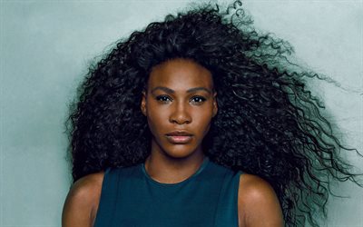 Serena Williams, 4k, American tennis player, portrait, photoshoot, fashion model, USA