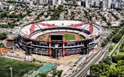 River Plate Stadium, aerial view, Estadio Monumental Antonio Vespucio Liberti, El Monumental, Estadio Monumental de Nunez, Buenos Aires, Argentina, Argentine stadiums